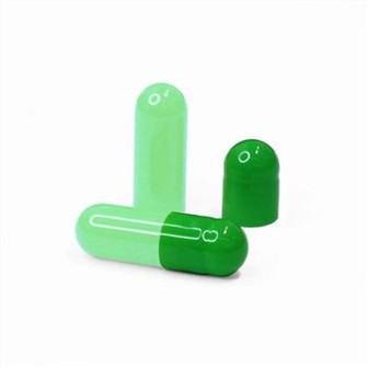 Lege gescheiden gelatinecapsule